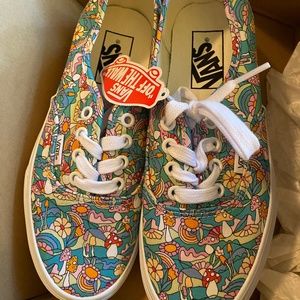 Vans authentic mushroom/floral